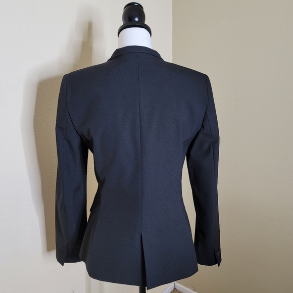 NWT ZARA Inverted Blazer, Size 06 /38 Women's Jacket Black NEW - Picture 5 of 12